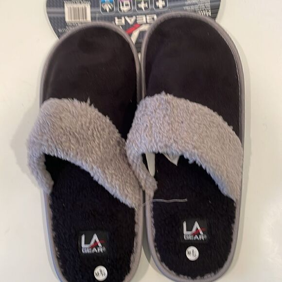 NWT LA Gear Men's Slippers Size 9/10 - Picture 6 of 6